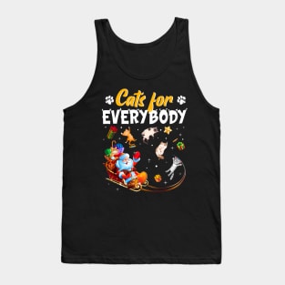 Gifts For Everybody Are Cats Awesome Christmas Tank Top